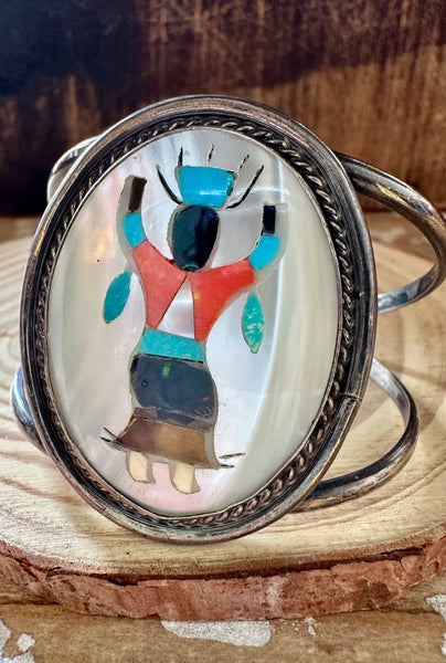 ZUNI DANCER Sterling Silver Cuff • 30g