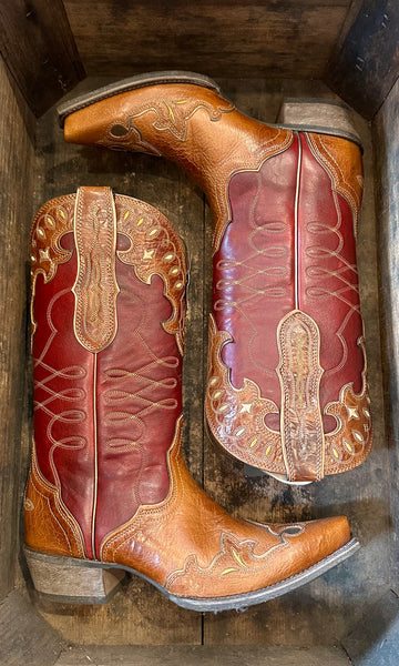 ARIAT COWBOY BOOTS • Mens 9.5B