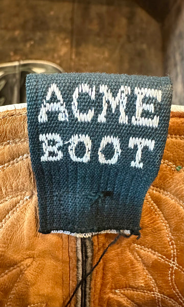 50s/60s ACME COWBOY BOOTS • Mens 8.5/9