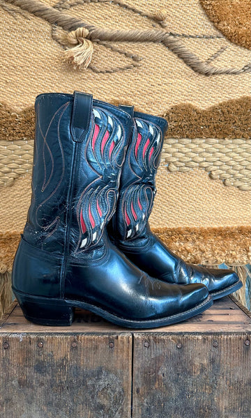 ACME VINTAGE 50s/60s Cowboy Boots • Mens 9