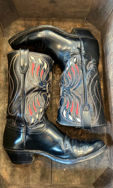 ACME VINTAGE 50s/60s Cowboy Boots • Mens 9