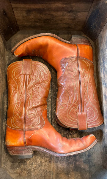 HYER VINTAGE 70s COWBOY Boots • Mens 10