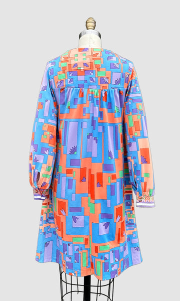 ARÉMIS ITALIAN 70s Vintage Dress • Sm. to Med.