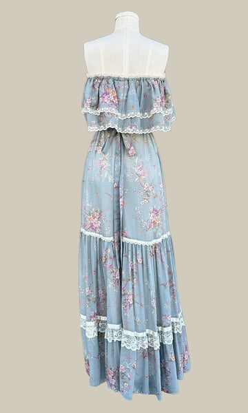 GUNNE SAX By Jessica Vintage 70s Dress • XXS