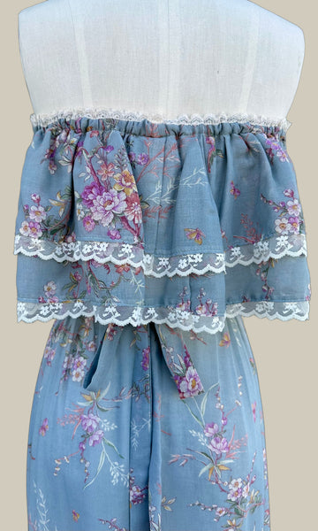 GUNNE SAX By Jessica Vintage 70s Dress • XXS
