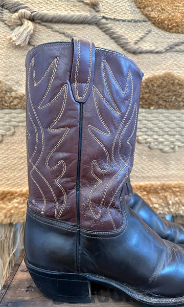 ACME TWO TONE Cowboy Boots • Mens size 9D