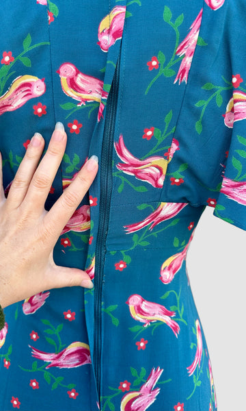 VINTAGE BIRDIE 70s Dress • X-Small
