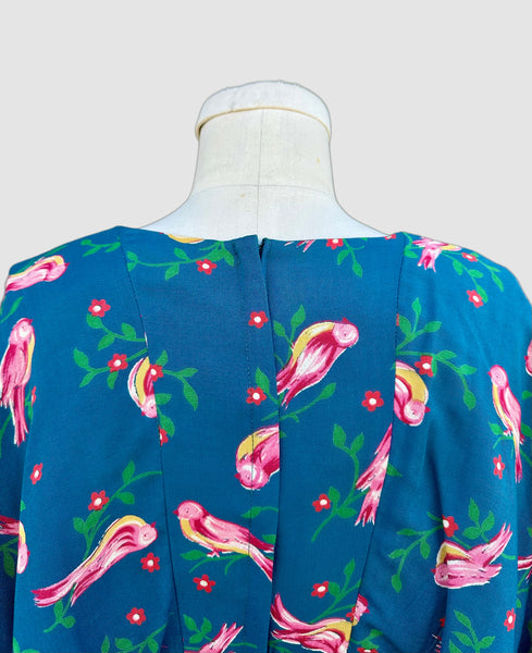 VINTAGE BIRDIE 70s Dress • X-Small