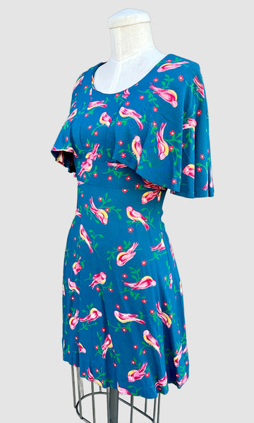 VINTAGE BIRDIE 70s Dress • X-Small