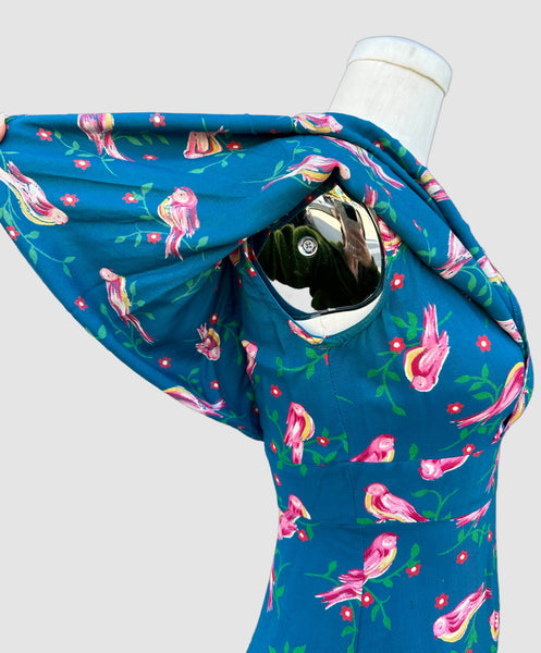 VINTAGE BIRDIE 70s Dress • X-Small