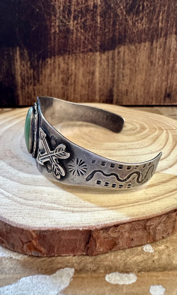 FRED HARVEY ERA Navajo Friendship Arrow Cuff