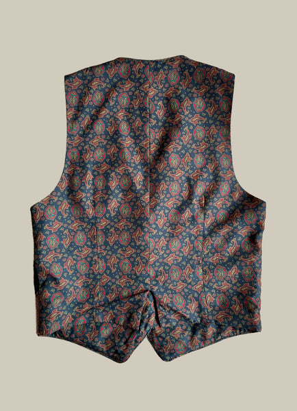 PATRICIA ANNE VINTAGE Patchwork 80S/90s Vest • Medium