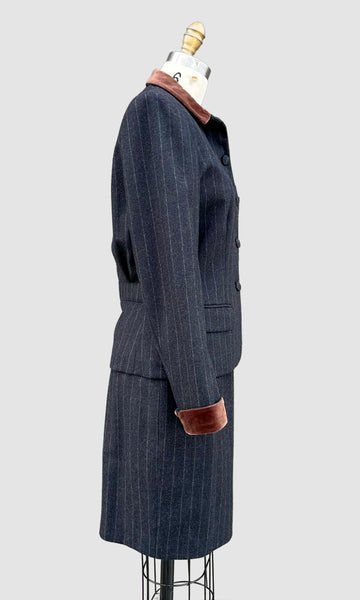 RALPH LAUREN Wool Jacket & Skirt Set • Small