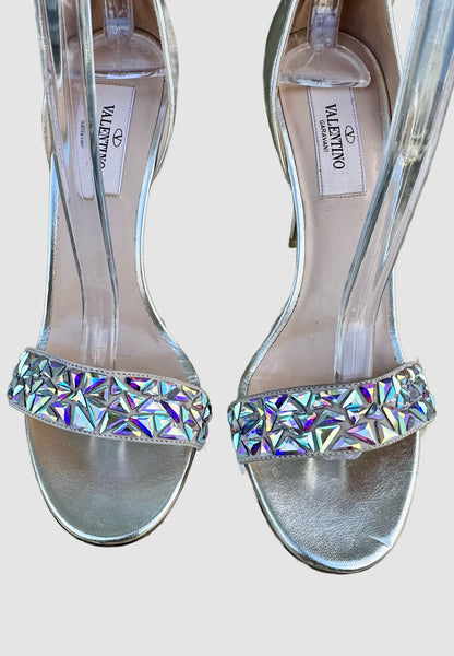 VALENTINO GARAVANI Iridescent Prism Heels • 6