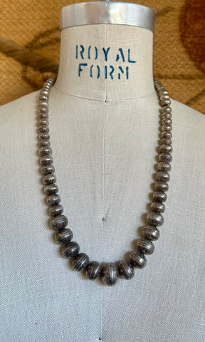 NAVAJO PEARLS SILVER Necklace