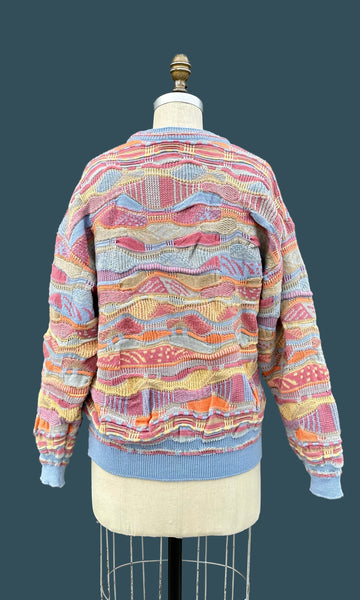 PURELY AUSTRALIAN Clothing Co Vintage 80s Knit Sweater • Med. to Lg.