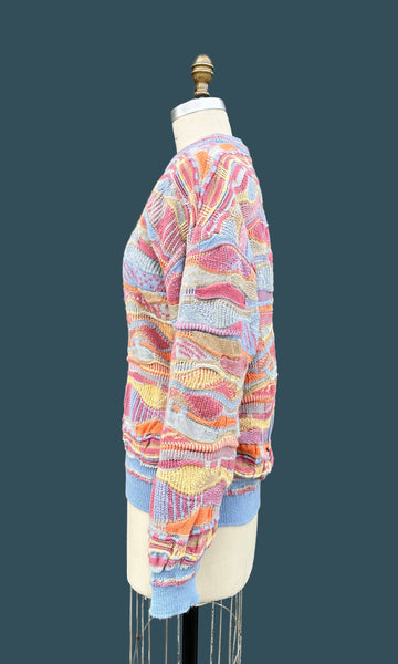 PURELY AUSTRALIAN Clothing Co Vintage 80s Knit Sweater • Med. to Lg.