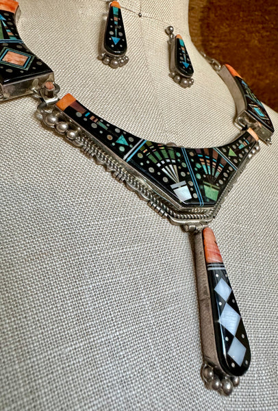 NAVAJO RAY JACK Night Sky Necklace & Earring Set