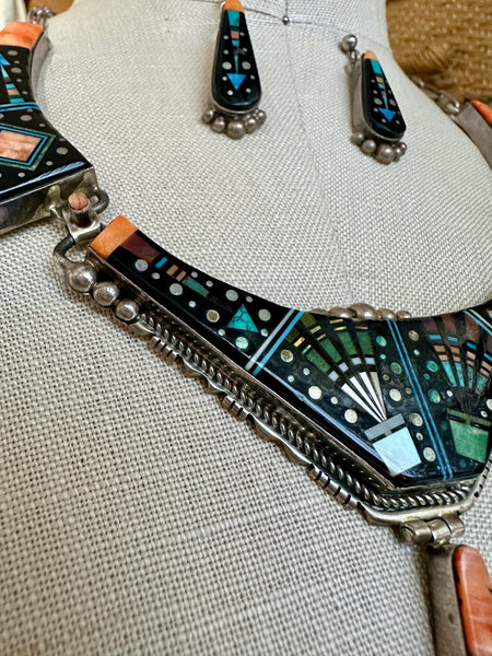 NAVAJO RAY JACK Night Sky Necklace & Earring Set