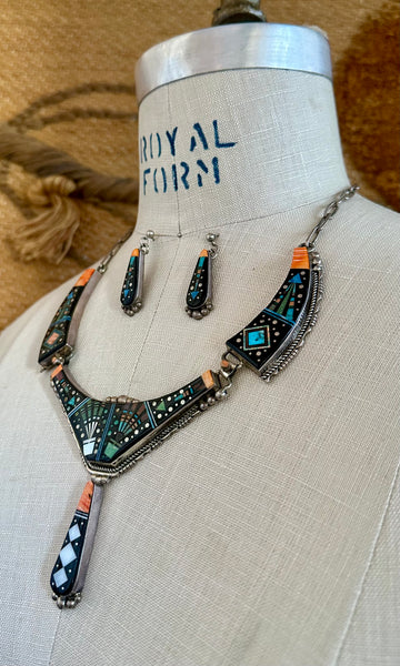 NAVAJO RAY JACK Night Sky Necklace & Earring Set