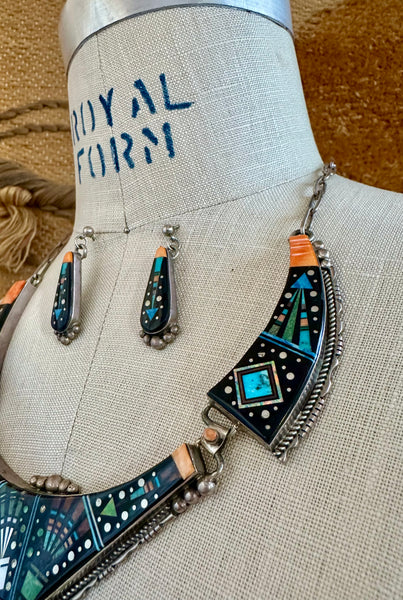 NAVAJO RAY JACK Night Sky Necklace & Earring Set