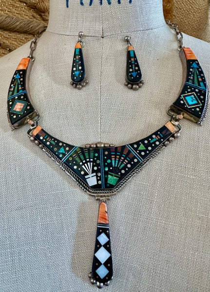 NAVAJO RAY JACK Night Sky Necklace & Earring Set