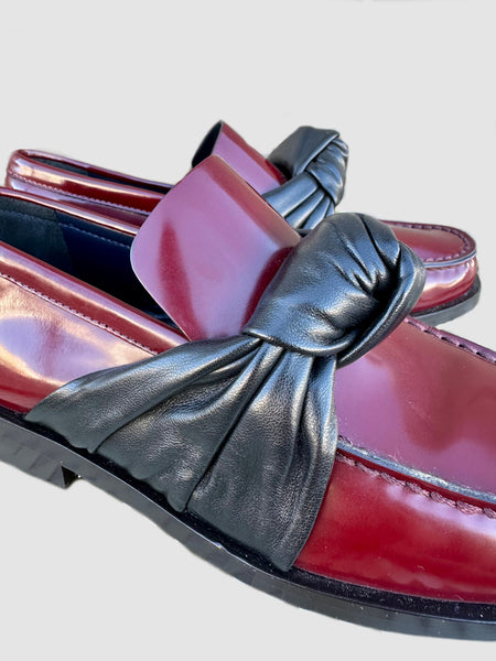 CELINE PARIS Patent Leather Loafers • 6