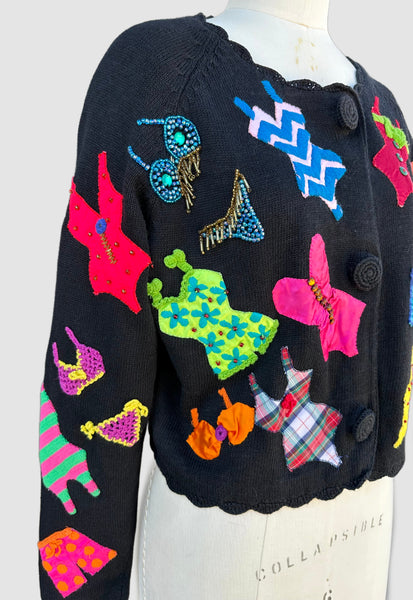 MICHAEL SIMON Vintage 90s Swimsuits Sweater • Med. to Lg.