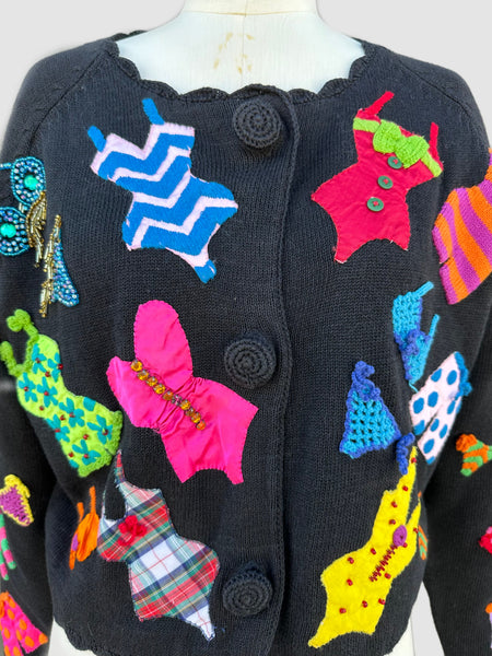MICHAEL SIMON Vintage 90s Swimsuits Sweater • Med. to Lg.
