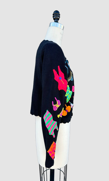 MICHAEL SIMON Vintage 90s Swimsuits Sweater • Med. to Lg.