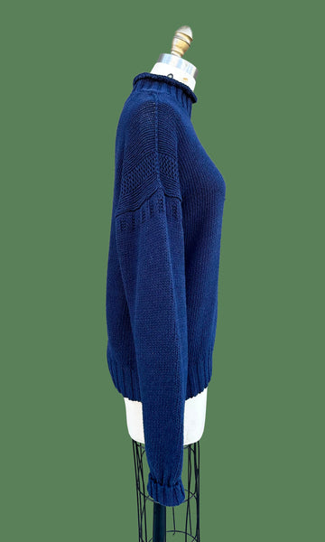 RALPH LAUREN Polo Sport Vintage 80s/90s Cable Knit Sweater • Medium