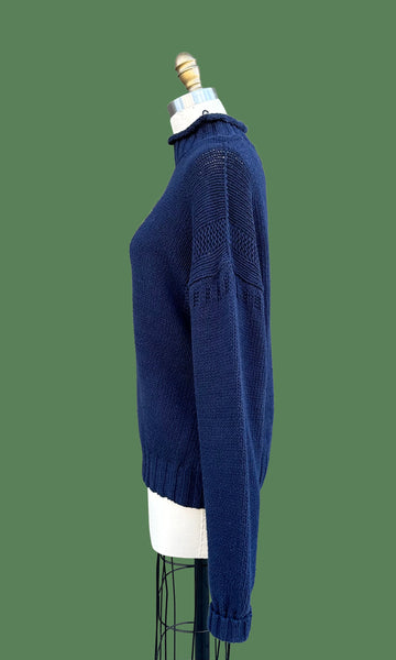 RALPH LAUREN Polo Sport Vintage 80s/90s Cable Knit Sweater • Medium