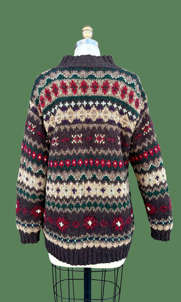 RALPH LAUREN Exclusive Hand Knit Vintage Y2K Knit Sweater • Petite Small