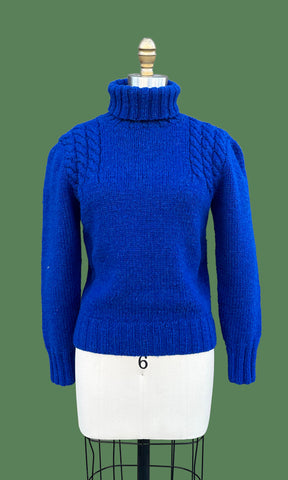 RALPH LAUREN Polo Vintage 80s/90s Cable Knit Sweater • Medium