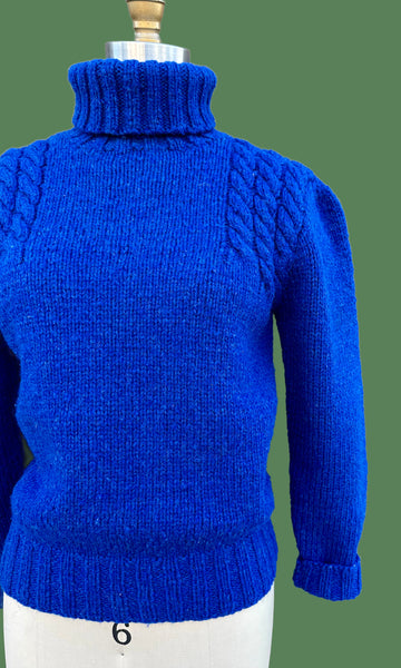RALPH LAUREN Polo Vintage 80s/90s Cable Knit Sweater • Medium