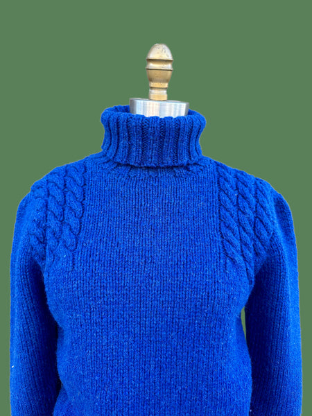 RALPH LAUREN Polo Vintage 80s/90s Cable Knit Sweater • Medium