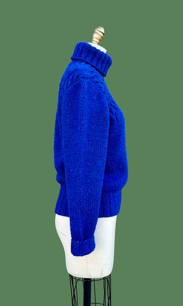 RALPH LAUREN Polo Vintage 80s/90s Cable Knit Sweater • Medium
