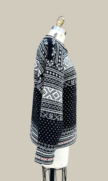 VINTAGE L.L. BEAN Wool 80s Pullover Sweater • Med. to Lg.