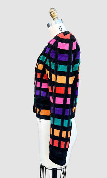 DINO'Z DISCO Vintage 80s/90s Leather Jacket • Small