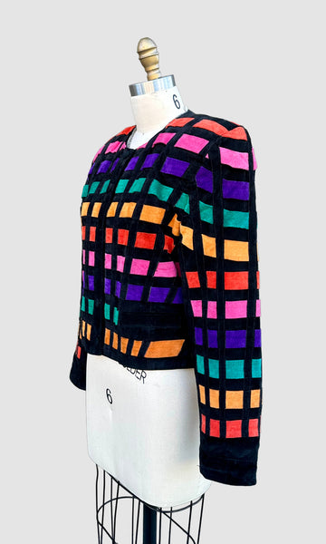 DINO'Z DISCO Vintage 80s/90s Leather Jacket • Small