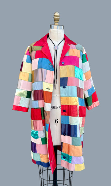 HANDMADE PATCHWORK Vintage 70s Jacket • Medium
