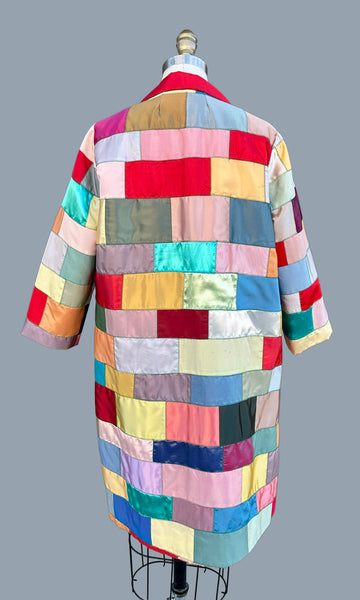 HANDMADE PATCHWORK Vintage 70s Jacket • Medium