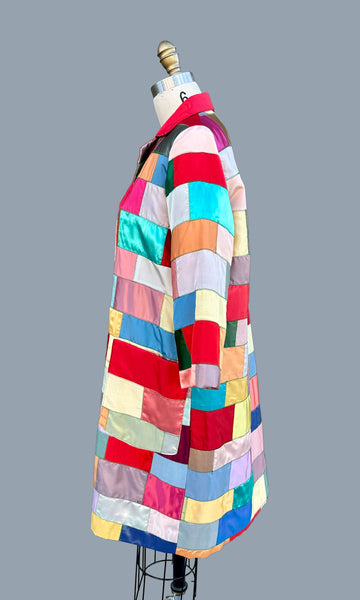 HANDMADE PATCHWORK Vintage 70s Jacket • Medium