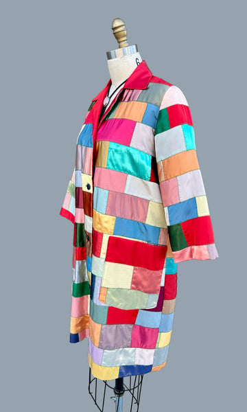 HANDMADE PATCHWORK Vintage 70s Jacket • Medium