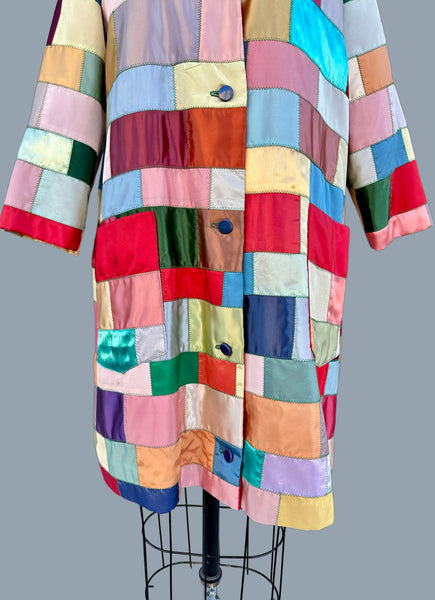 HANDMADE PATCHWORK Vintage 70s Jacket • Medium