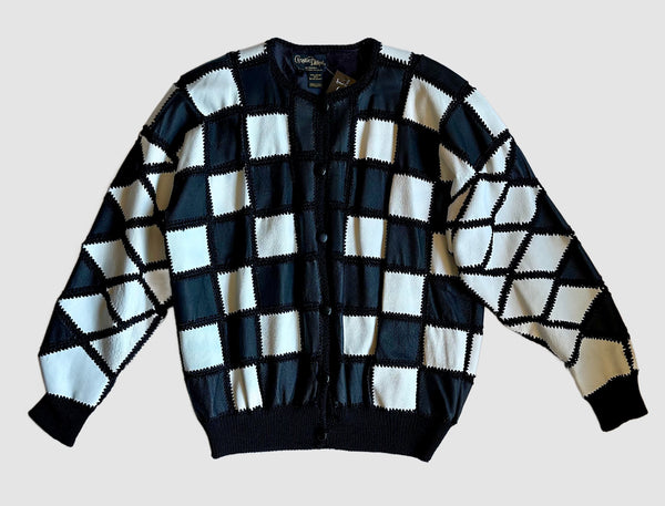 CHRISTINE PHILLIPE Vintage California 80s/90s Leather Jacket • Large