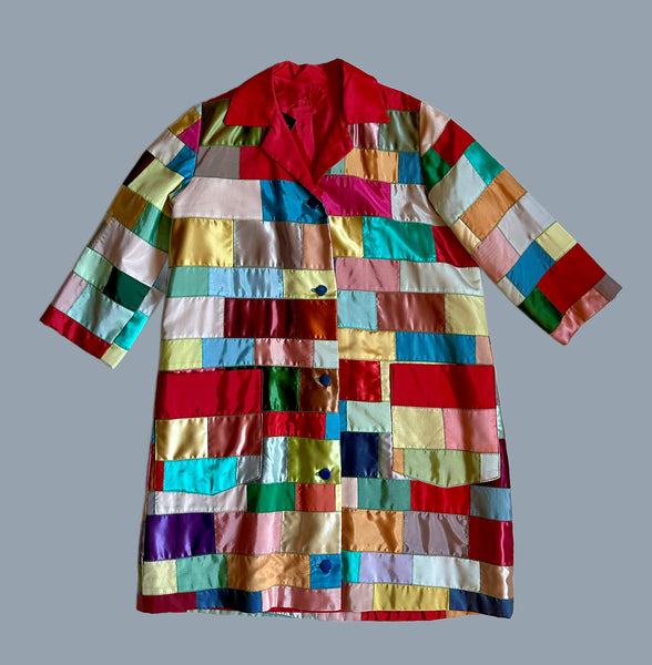 HANDMADE PATCHWORK Vintage 70s Jacket • Medium