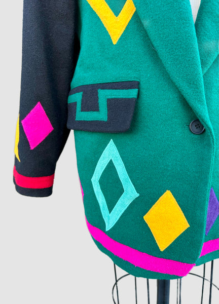 BRAETAN TIMELESS ORIGINALS 90s Long Wool Coat • Med. to Lg.