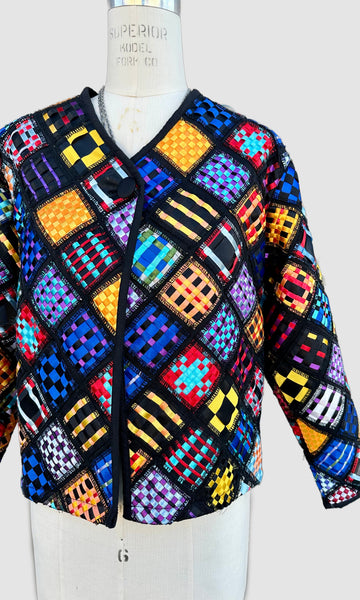 SOUL MATES Ribbon Woven Jacket • Sm. to Med.