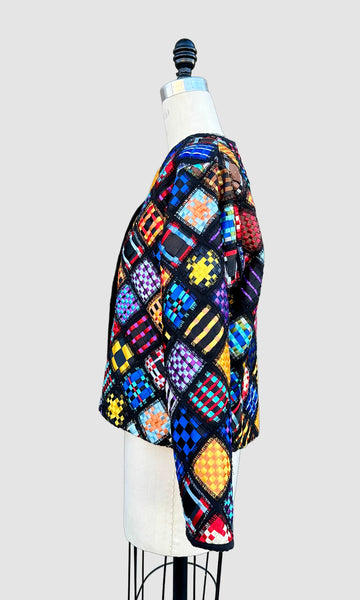 SOUL MATES Ribbon Woven Jacket • Sm. to Med.